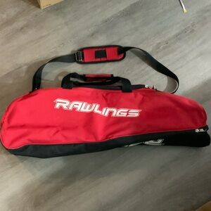 Rawlings Red and Black Equipment Bag - Used